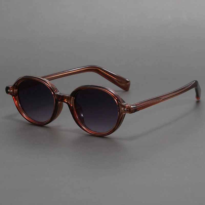 Lunettes de soleil rondes unisexes en plastique, tendance, pour la photographie de rue et les sorties à la plage, accessoires de conduite