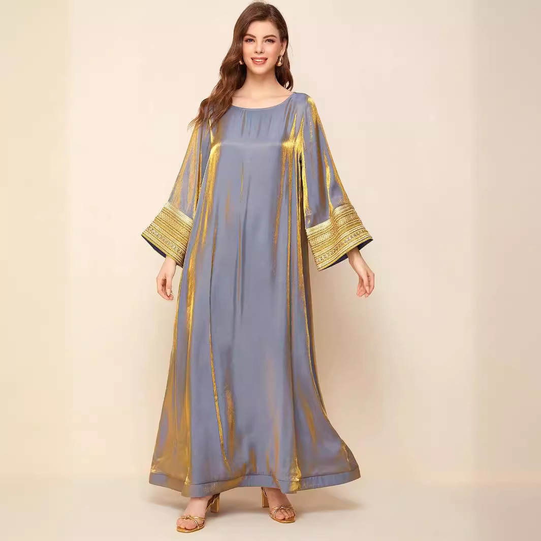 Robe longue arabe Jalabiya pour femmes musulmanes, Abaya saoudienne, robe de soirée, Ramadan, Maroc, Dubaï, Eid, Abayas, Kaftan, Islam, Robe éducative