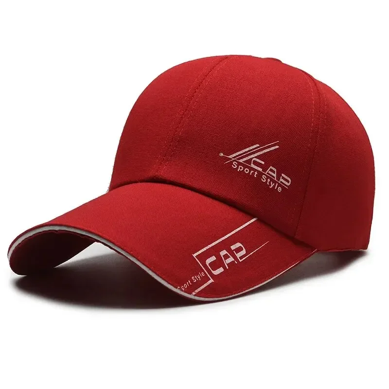 Chapeaux d'été à longue visière pour hommes, casquettes de baseball, style décontracté de printemps, protection solaire pour l'extérieur, chapeaux de pêche, casquettes pare-soleil, site officiel pour femmes.