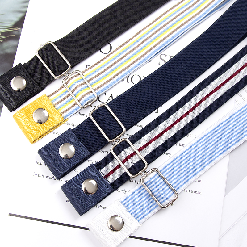 Ceinture élastique sans boucle toile femmes boucle ceinture gratuite dames jean pantalon taille paresseux ceinture extensible sans boucle ceinture Invisible