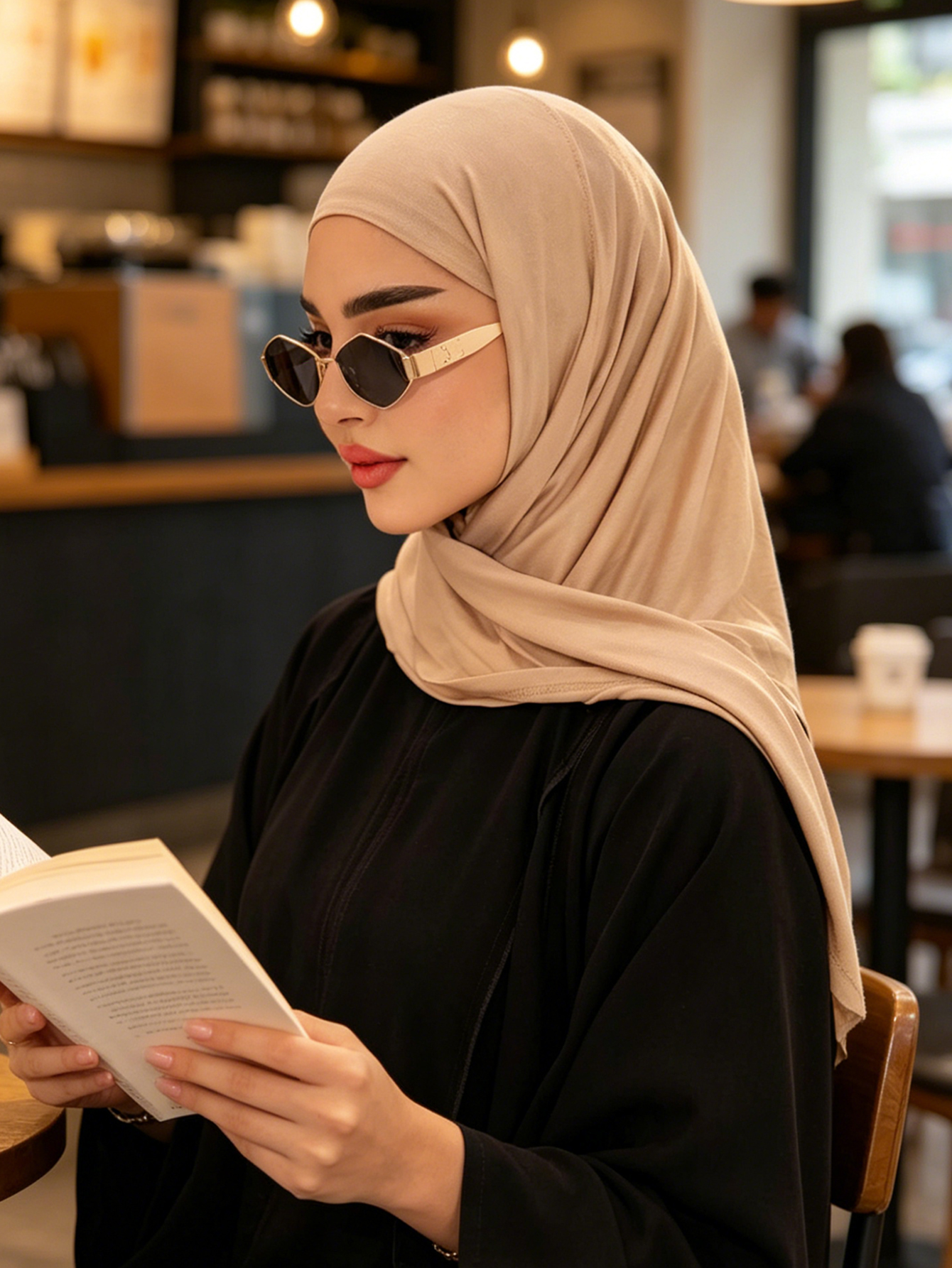 Hijab Amira une pièce pour femmes musulmanes, en modal doux, khimar instantané, jilbab, couvre-chef de prière islamique à couverture complète, hijabs faciles à porter