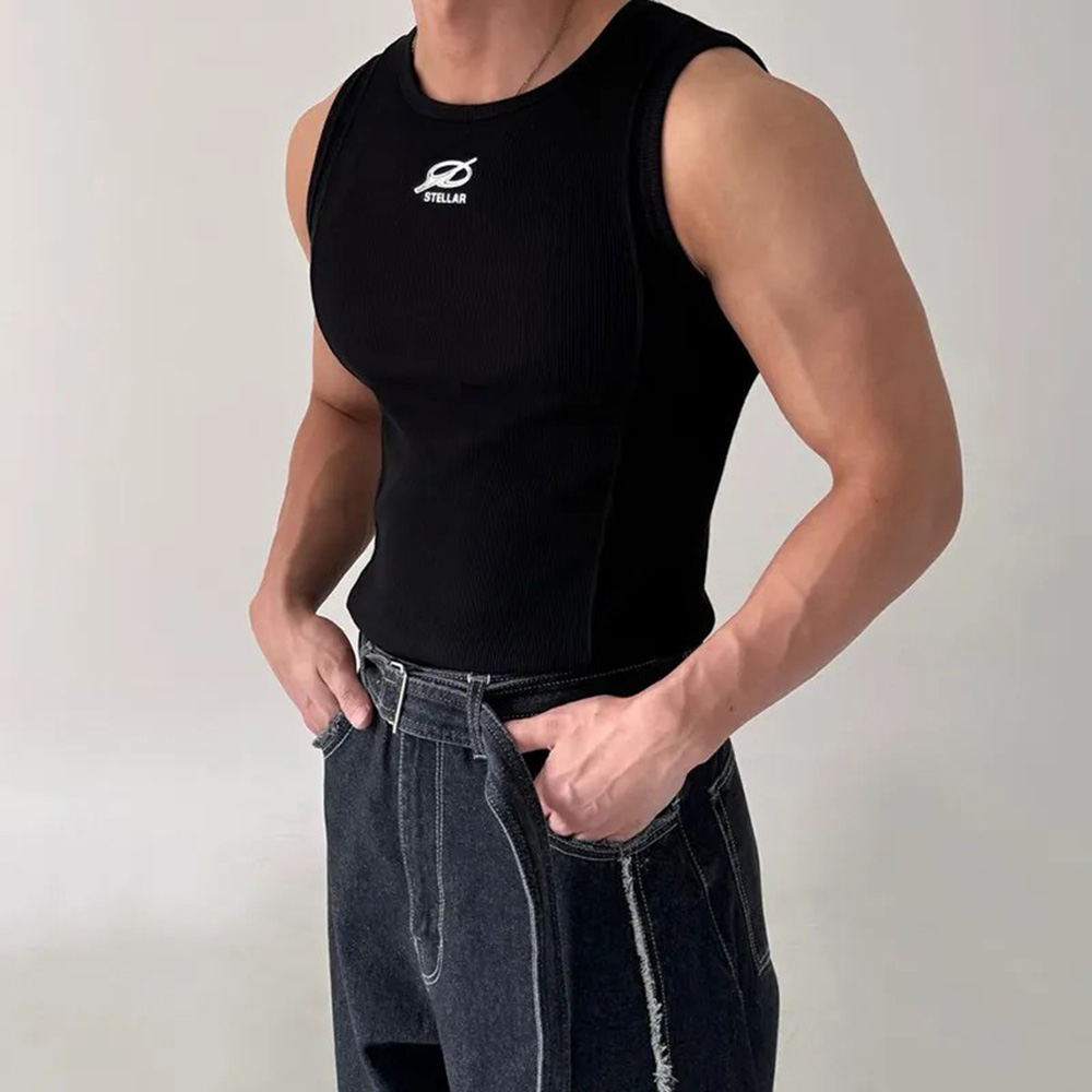 Hommes gilet mince Fitness sport débardeur décontracté printemps été plaine Simple gymnase Jogging haut sans manches vêtements pour hommes 2025 nouveau