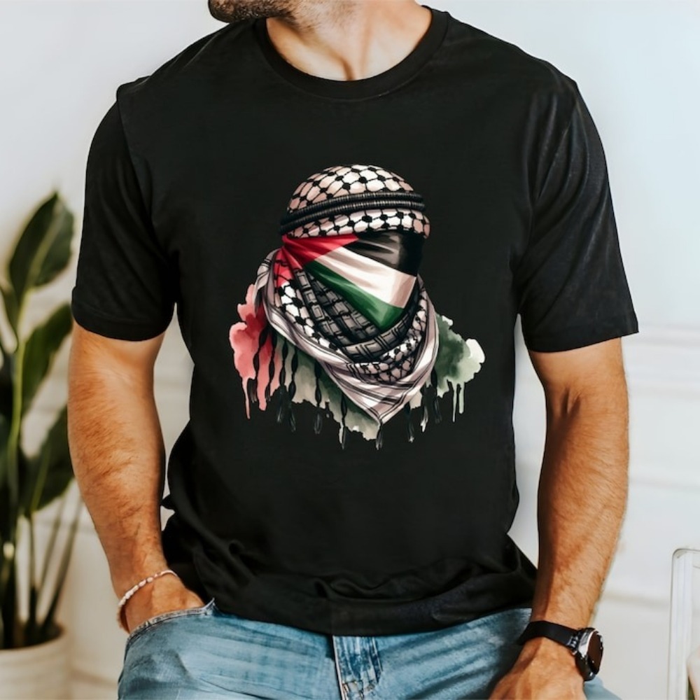 Palestine t-shirt Keffiyeh chemise Palestine drapeau chemise charité Donation été unisexe ample Harajuku respirant Camisetas