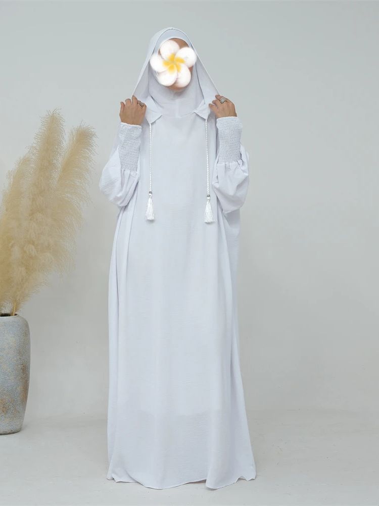Ramadan Niqab Khimar musulman Abaya Damen dubaï turquie Islam vêtements de prière femmes Jilbab Robe modeste caftan Robe Femme Musulmane