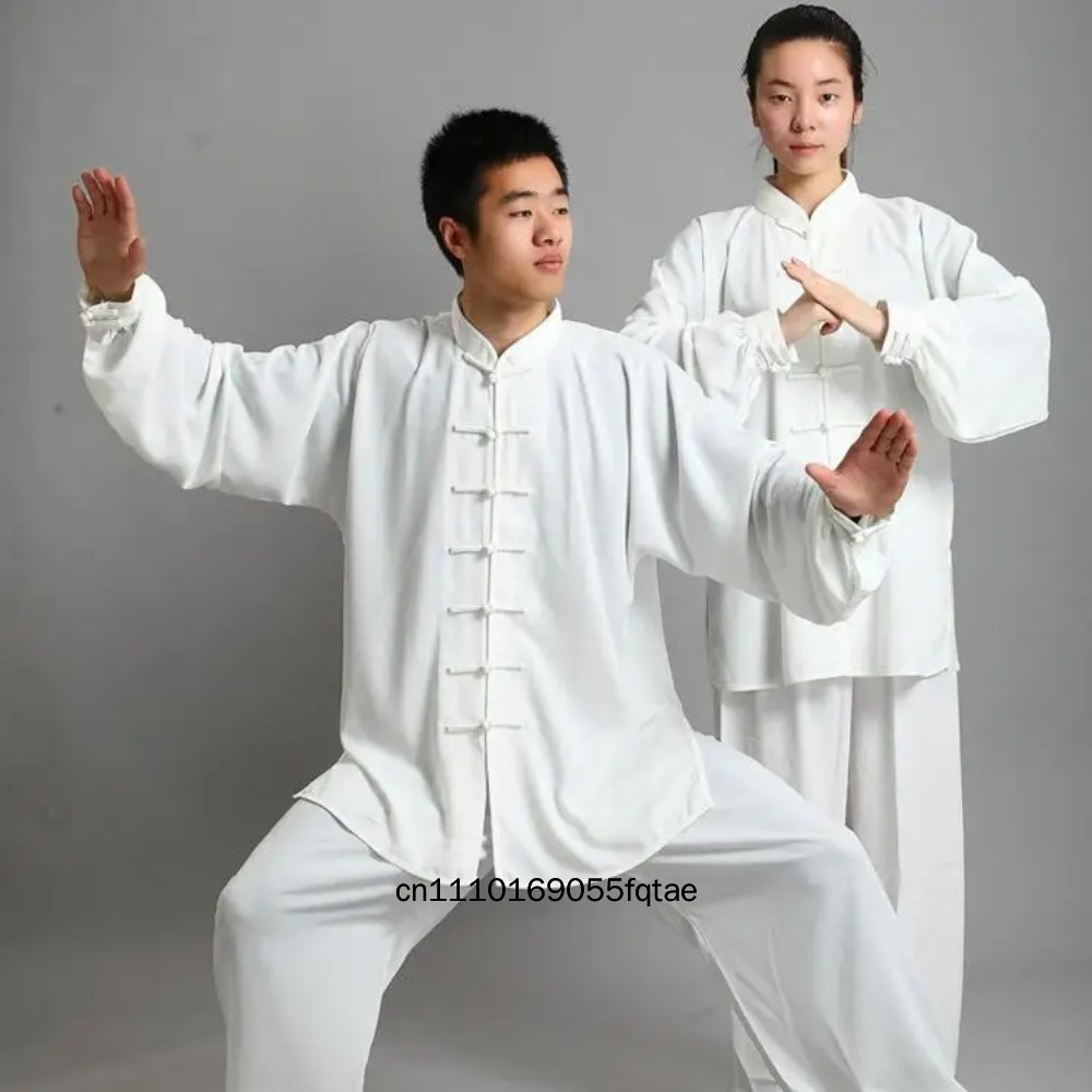 Nouvelle tenue traditionnelle chinoise de kung-fu pour hommes, uniforme de wushu à manches longues, costume de tai-chi, vêtements d'exercice d'arts martiaux doux et respirants