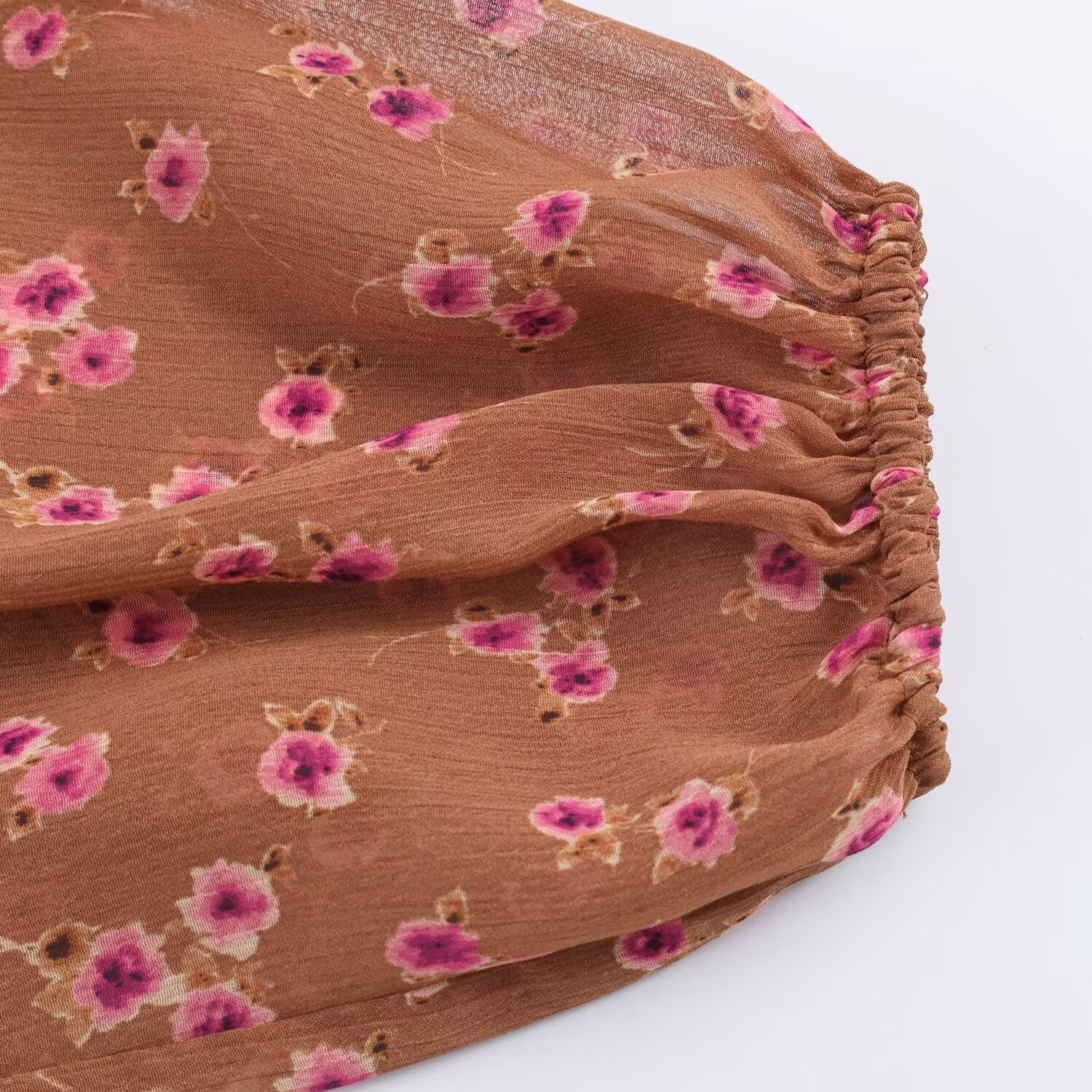 Chemisiers chics à nœuds de style français pour femmes, imprimés floraux, décontractés, à volants, manches longues, chemises tendance pour femmes, printemps été, nouvelle chemise de vacances