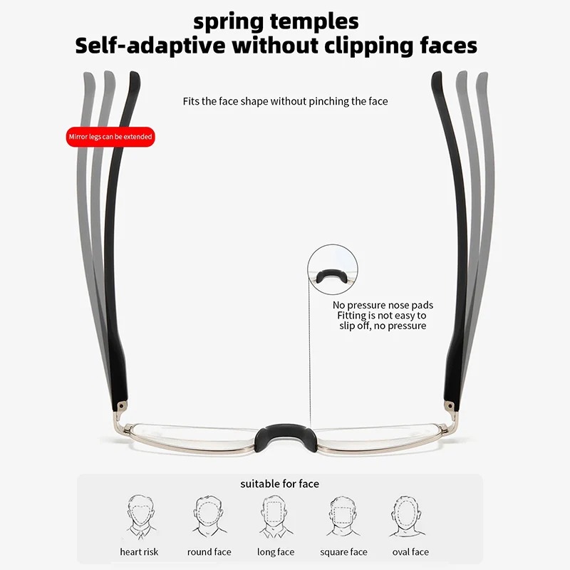 Nouvelle mode lunettes de lecture hommes haute qualité Prescription lunettes cadre optique lentilles claires