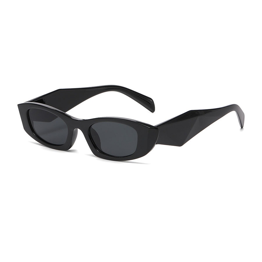 Lunettes ovales rétro à jambes larges pour femmes, 1 pièce, personnalité tendance, Cool, Style de rue, cadeau de vacances, fête quotidienne, Gathe