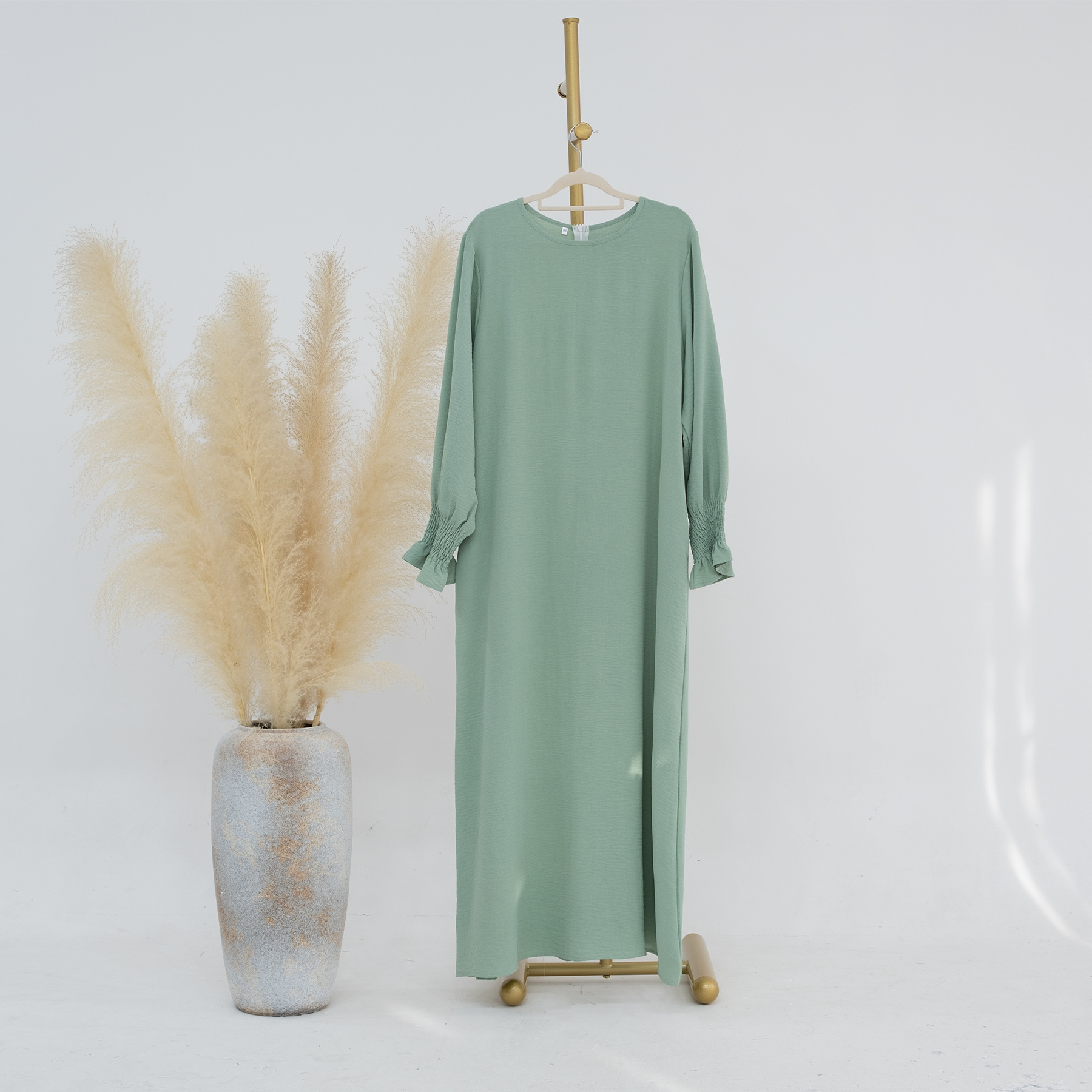 Eid Ramadan femmes musulmanes vêtement de prière Robe modeste Abaya caftan dubaï turquie Robe arabe Robe vêtements islamiques Abayas Caftan