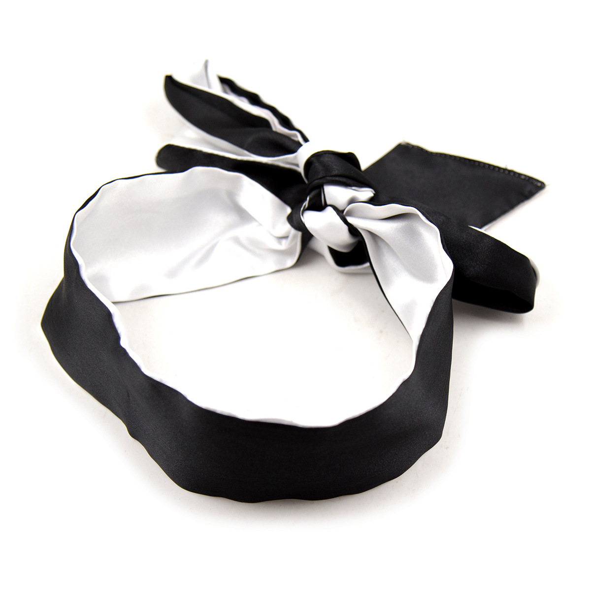 Masque pour les yeux en soie, deux couleurs, jouet masqué, masque de sommeil en soie pour accessoires de jeu, spectacle sur scène, cadeau Sexy pour femmes, haute qualité