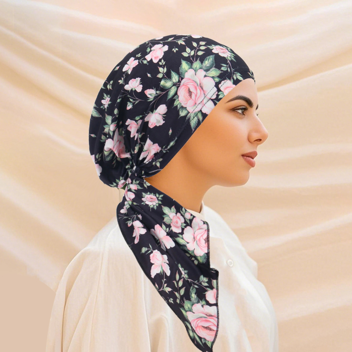 Nouveauté 2026 : Turban doux pour femmes musulmanes, bandeaux, foulard pré-noué imprimé, bonnet chimio pour femmes, hijabs intérieurs, accessoires capillaires