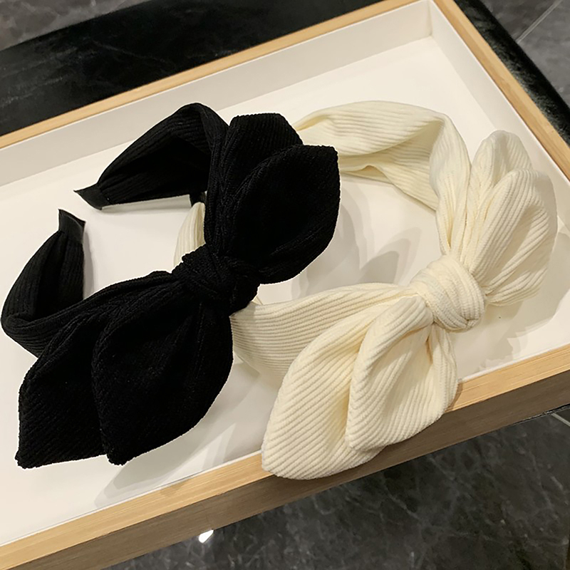 Magnifique Nouveau Grand Bandeau à Nœud Oreilles de Lapin pour Femmes et Filles, Style Vintage, Bandeau Large, Accessoires pour Cheveux