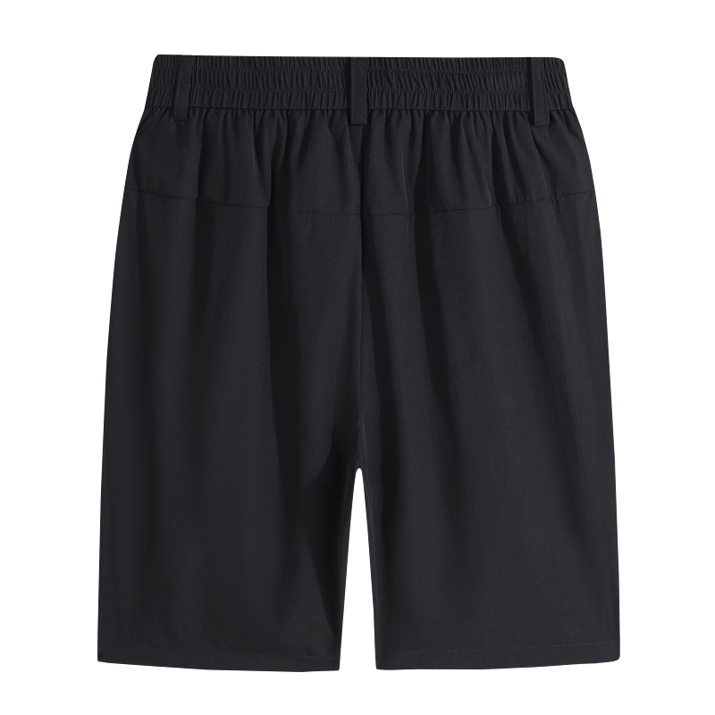 Shorts décontractés pour hommes grande taille 8XL, longueur au-dessus du genou, Bermuda, taille élastique, poche zippée, tissu en soie glacée, vêtements de golf, tailles grandes 44 46.