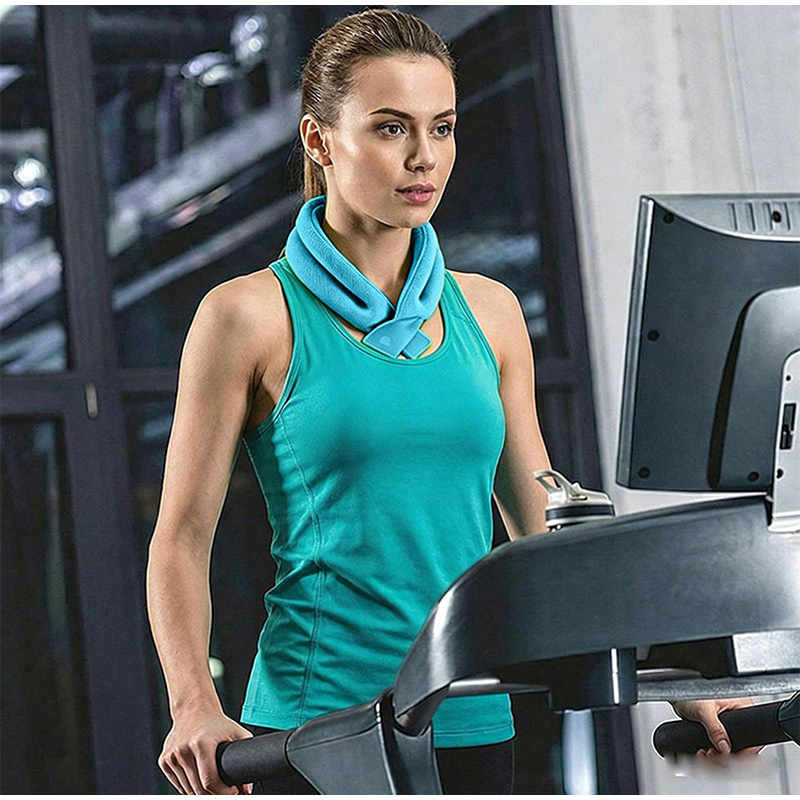 Écharpe rafraîchissante pour le cou, effet froid instantané, pour le sport et les activités de plein air, bande de glace douce, écharpes rafraîchissantes par évaporation pour le cyclisme et le yoga