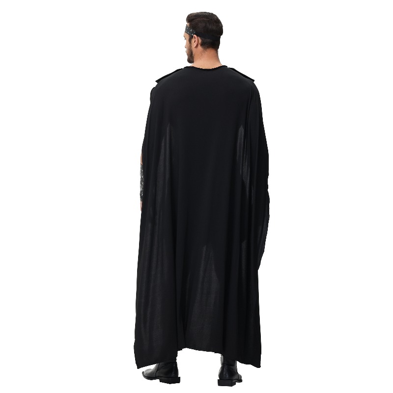 Costume de guerrier spartiate pour homme, tenue de gladiateur romain avec cape, cosplay d'Halloween pour le carnaval