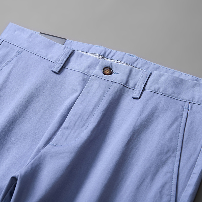 Été costume formel pantalon pour hommes noir kaki bleu pantalons décontractés hommes vêtements mode corée travail robe costume pantalon mâle