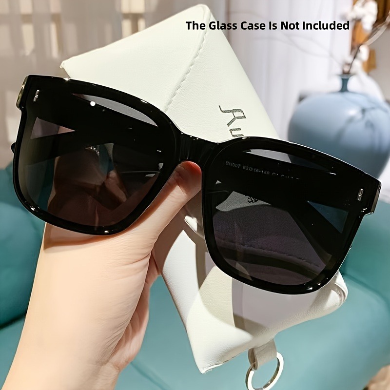 Lunettes de soleil anti-reflets à grande monture pour hommes et femmes, lunettes de soleil tendance à porter par-dessus les lunettes de vue pour la conduite, la plage et les voyages