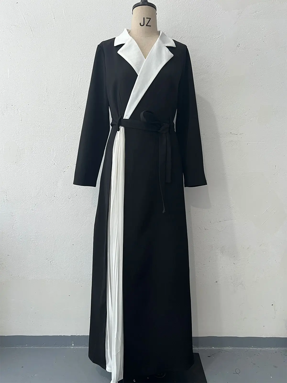 Robe musulmane à revers pour femmes, robe longue de soirée, robe Abaya, robe marocaine, caftan de Dubaï, Islam, Educatif, Ramadan Jalabiya, 2025