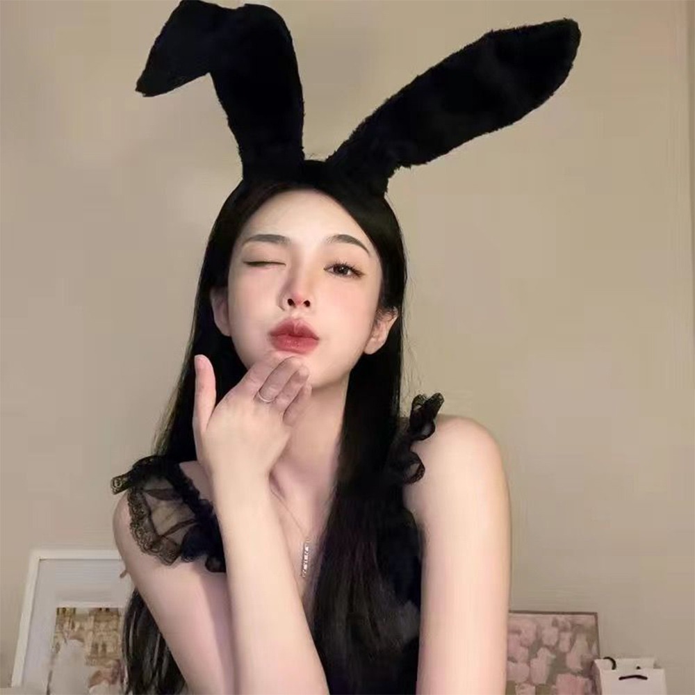 Serre-têtes mignons en forme d'oreilles de lapin, accessoires photo pour filles, bandeaux pour cheveux, coiffures de cosplay pour fête, déguisement de Pâques