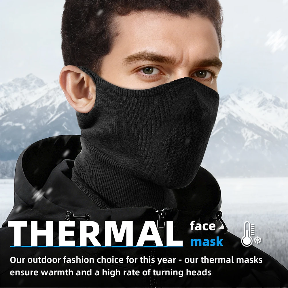 Bandana pour temps froid, écharpe thermique d'hiver, coupe-vent, masque facial de Ski, sport, cyclisme, Snowboard, randonnée en plein air, cache-cou pour hommes