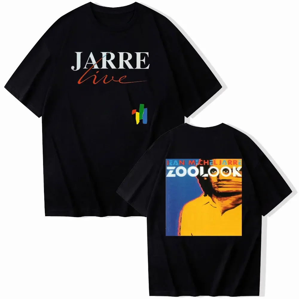 Jean Michel Jarre Album de musique-équinoxe-Zoolook-Oxygène Souvenir cadeau été coton t-shirt hommes conception personnalisée mode classique t-shirt