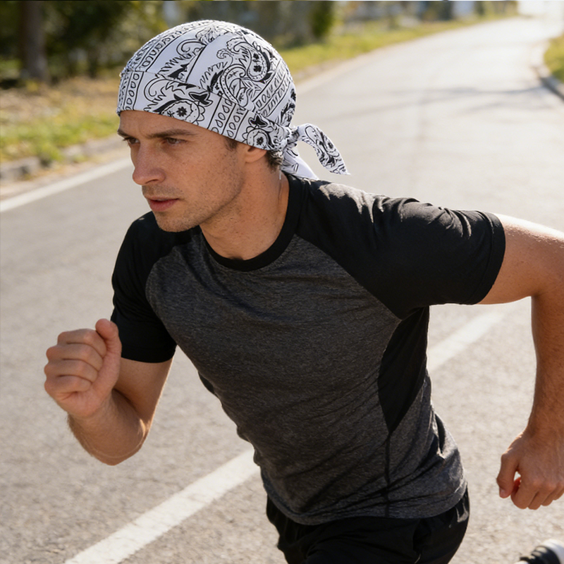 Chapeau d'été unisexe respirant et léger, foulard de pirate, mode extérieure, cyclisme, randonnée, coupe-vent, protection solaire