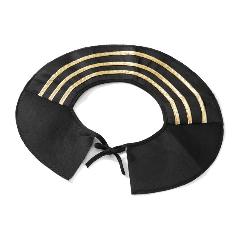 Ensemble de costumes égyptiens pour hommes, 7 pièces, garniture dorée, débardeur, jupe, manches de bras, couvre-chef, collier, tenues de fête Cosplay
