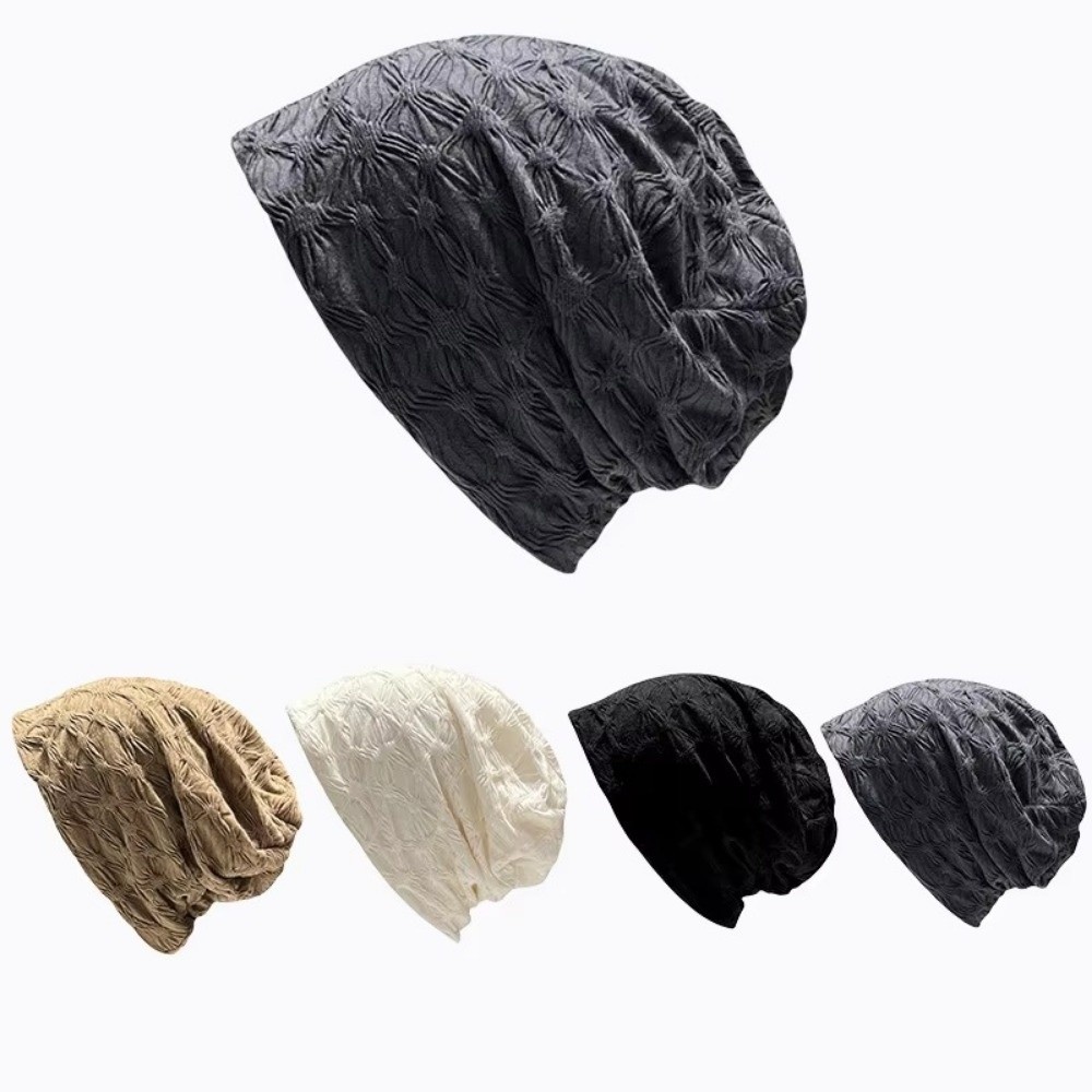 Bonnet décontracté pour femme, fin, respirant, style slouchy, couleur unie, pour l'été et le printemps