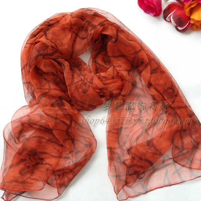 Femmes 100% soie naturelle longue écharpe en soie imprimé mode châle en soie femme grande taille foulard en soie 180*105 cm pour l'hiver, l'automne