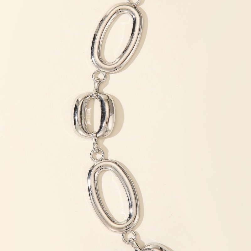 Ceinture polyvalente à la mode pour femmes, rétro classique, chaîne de taille en métal, chaîne épaisse pour robes