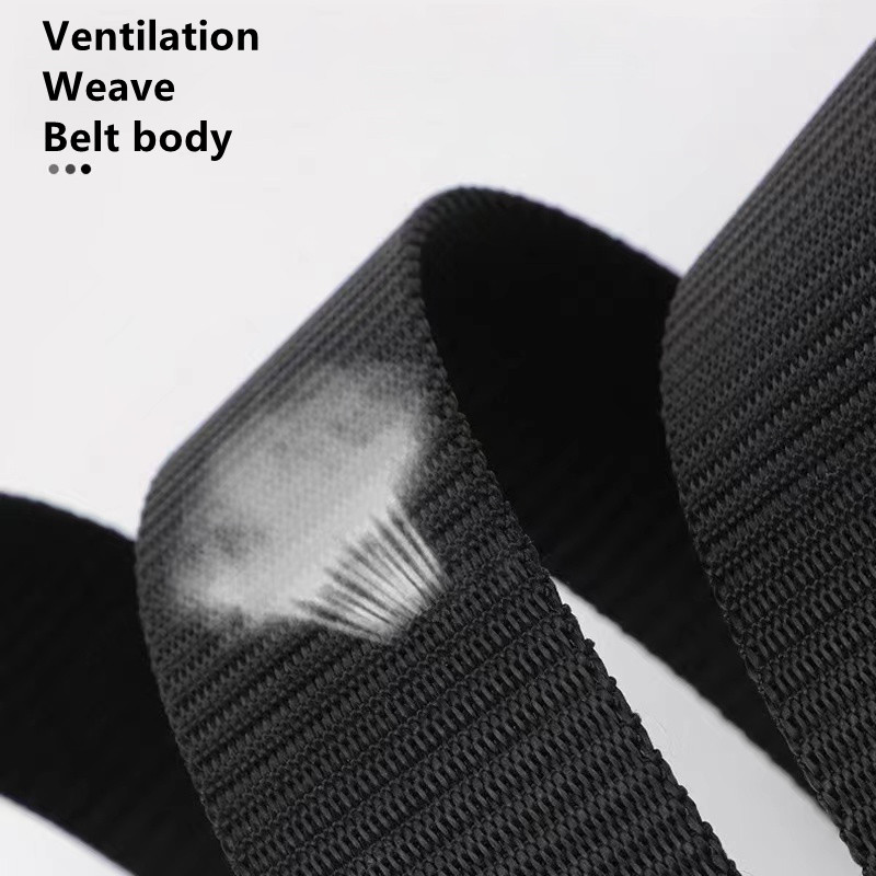 Ceinture de taille extérieure, ceinture en nylon antidérapante d'alpinisme pour hommes et femmes, ceinture de taille tactique non perforée