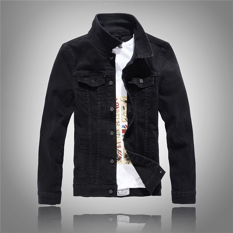 Hommes rose Denim vestes vêtements d'extérieur coupe ajustée Denim manteaux nouvelle mode mâle coton Jeans décontractés vestes Streetwear Jean manteaux taille 4XL