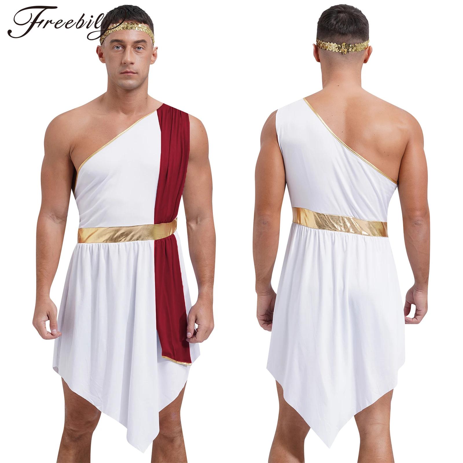 Costume de Cosplay de Dieu Romain Grec des Prairies pour Homme, Tenue d'Halloween, M. Toga, dérivPrince, Jeu en plis, Robe avec Bande de Sauna