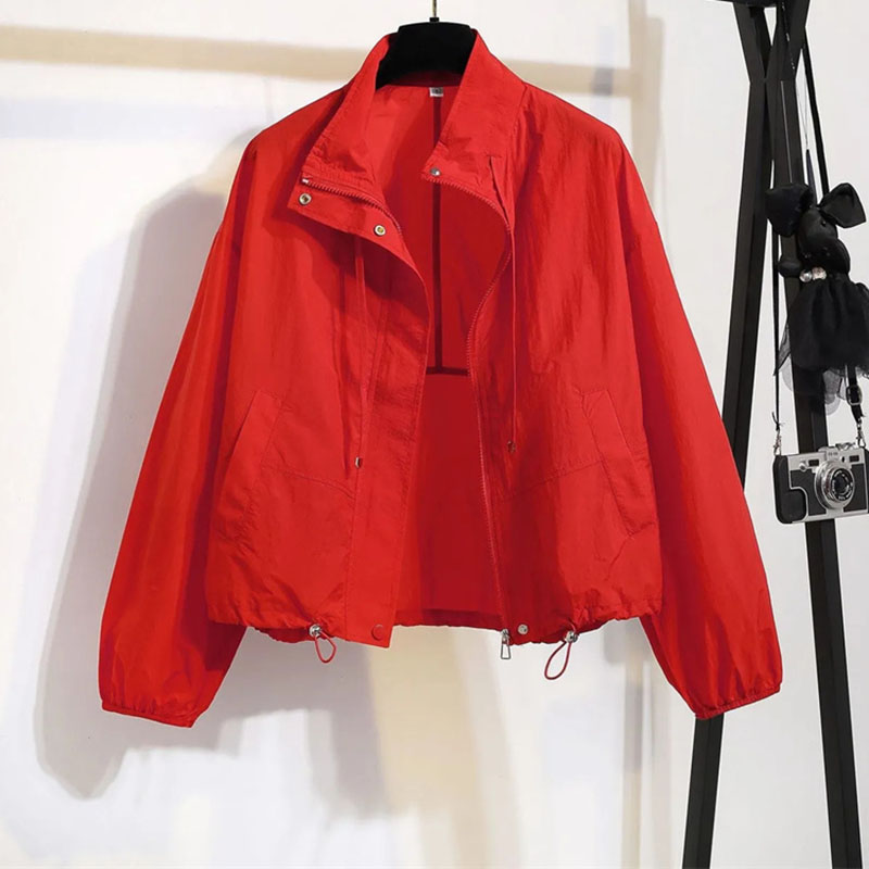 Veste légère d'été pour femmes, vêtements de protection solaire, chemise ample pour femmes, manteau à manches longues, chemise de protection UV pour femmes