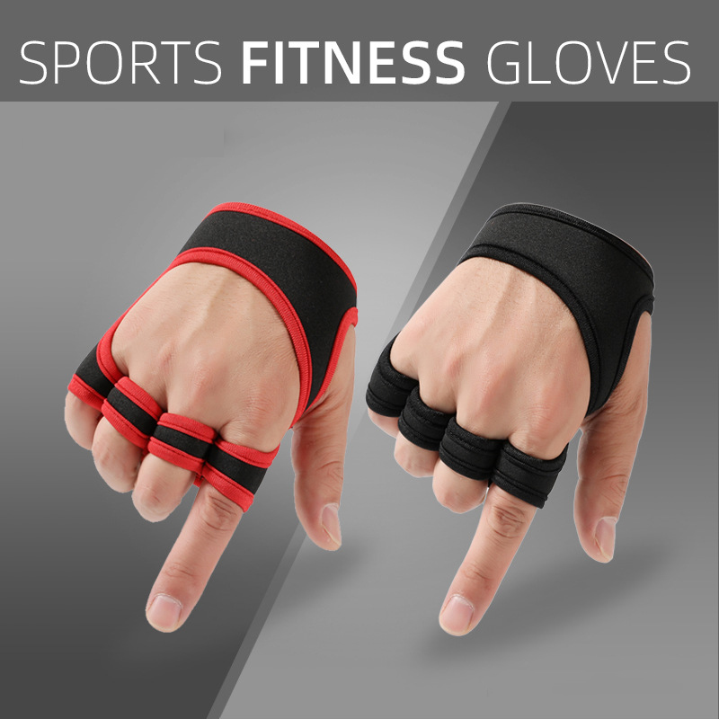 Gants d'entraînement de force pour hommes et femmes, gants de musculation, demi-doigts, prévention des callosités, salle de sport, crossfit, respirants
