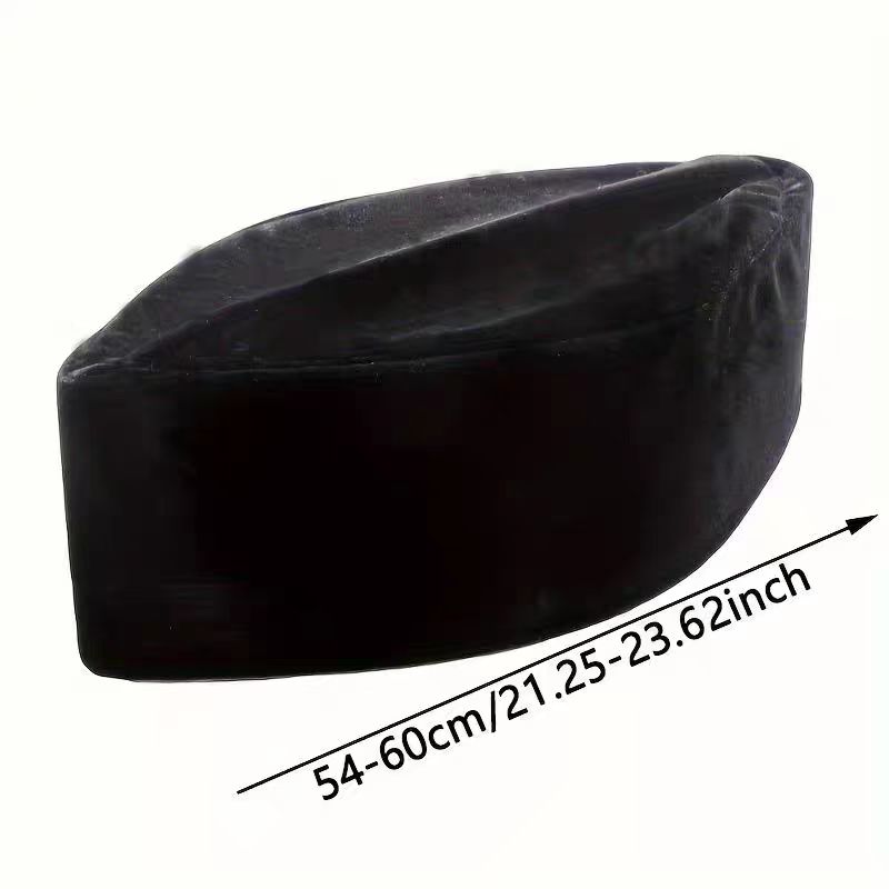 Chapeau de prière musulman en velours pour hommes, casquettes de bateau de Dubaï, Hijab arabe, enveloppes de sauna, document solide, fête du Ramadan, automne, nouveauté, 2024