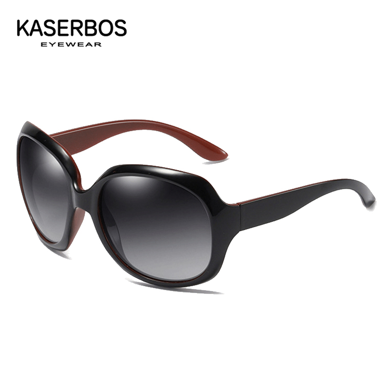 Lunettes de soleil polarisées pour femmes, surdimensionnées, tendance, protection UV400, style sportif et simple