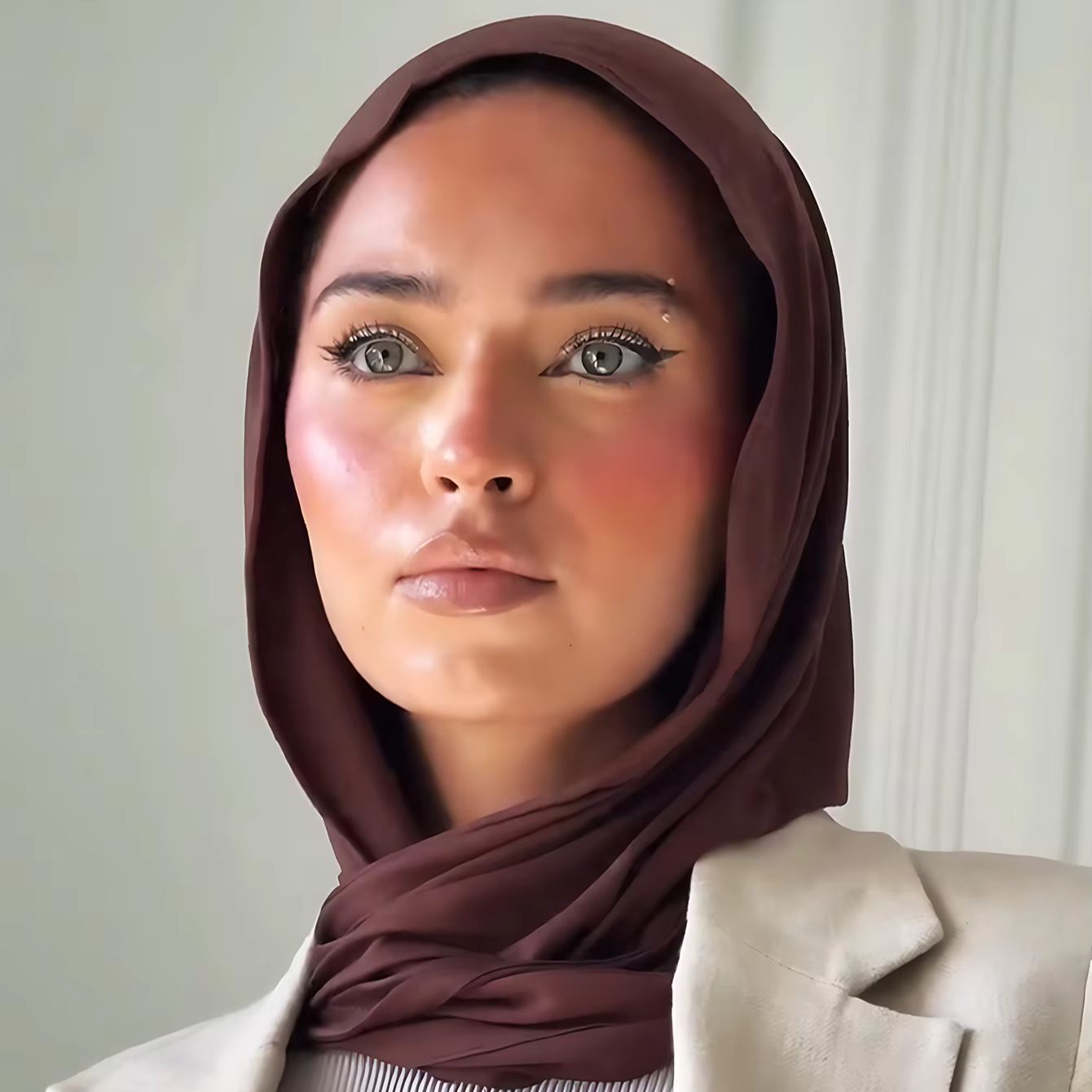 Bonnet Hijab intérieur en Jersey de coton Modal, Hijab instantané pour femmes musulmanes, couleur unie, prêt à porter, Turban, sous-écharpe, couvre-chef