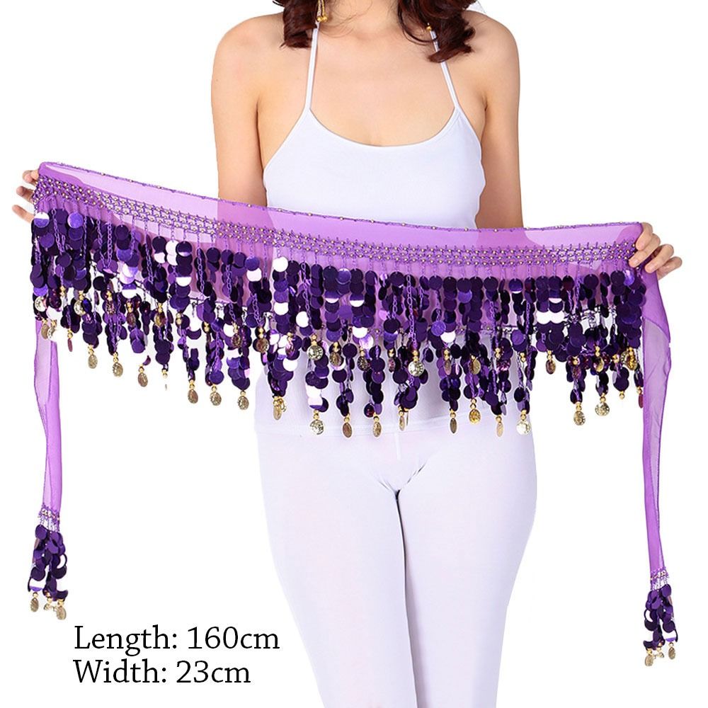 Thaïlande/inde/arabe danseuse paillettes glands jupe femmes Sexy danse du ventre hanche écharpe ceinture portefeuille danseuse jupe femme spectacle Costumes