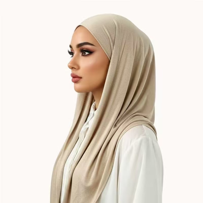 Nouveau Modal Jersey instantané Hijab femme musulman sous-écharpe casquettes coton extensible chapeau Islam Turban Bonnet Foulard croix Foulard