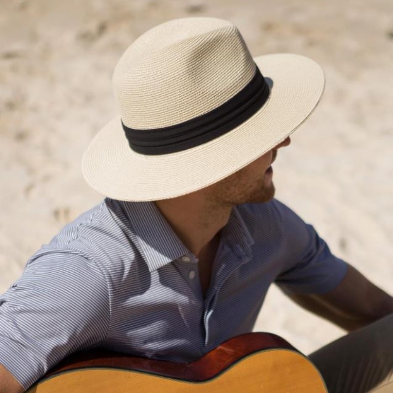 Chapeaux de soleil classiques d'été de grande taille 64cm pour hommes et femmes, Panama, chapeau de paille de plage à large bord pour Couple, grande tête, chapeau Fedora grande taille