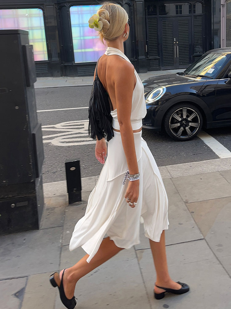Jupes décontractées à lacets irrégulières pour femmes, mode Sexy, taille basse, couleur unie, plage, mode Streetwear pour dames, été 2025