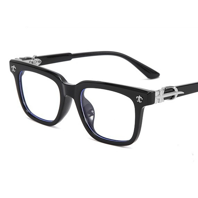Montures de lunettes anti-lumière bleue tendance pour hommes et femmes, montures de lunettes rétro haut de gamme pour les trajets quotidiens