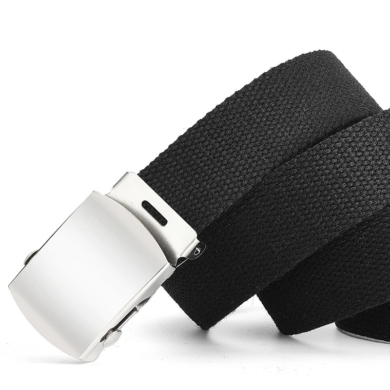 1 Pièce Nouvelle Ceinture Tactique Unisexe Tendance en Toile pour Hommes et Femmes, Style Décontracté pour Jeans, Ceinture Femme