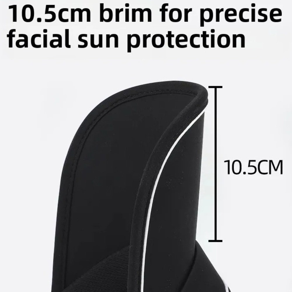 Chapeau de soleil tendance pour femme avec protection UV, visière de sport respirante et réglable, casquette à large bord ouverte pour le tennis