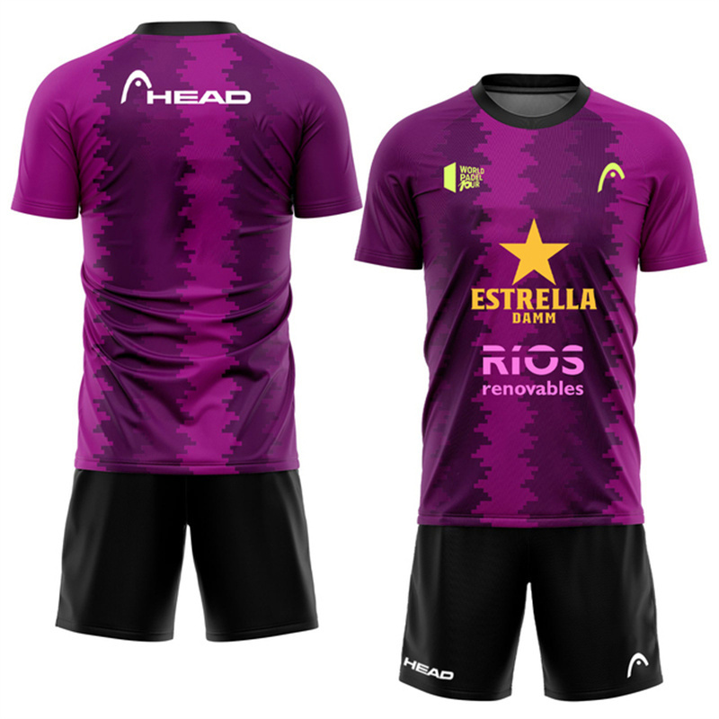 Ensembles d'été pour hommes, vêtements de sport de badminton à manches courtes et shorts, 2 pièces, tenue de tennis d'entraînement en plein air, costume décontracté