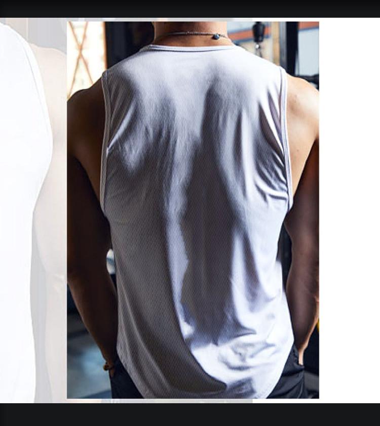 Débardeur de fitness pour homme, sans manches, pour entraînement en extérieur, salle de sport, parc