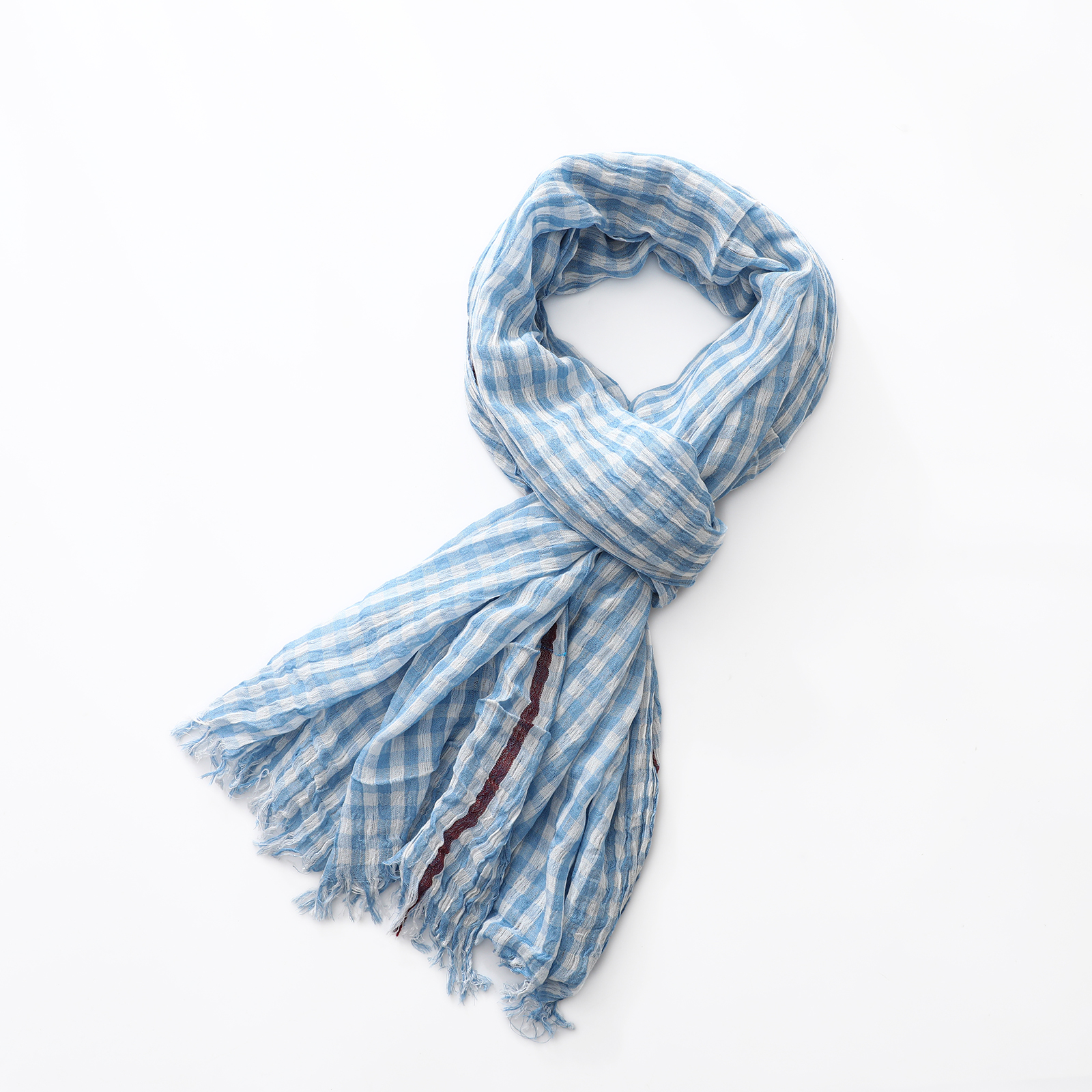 Coton lin Plaid mode femmes écharpe automne hiver chaud foulard Pashmina décontracté mâle accessoires gland Bufandas châles