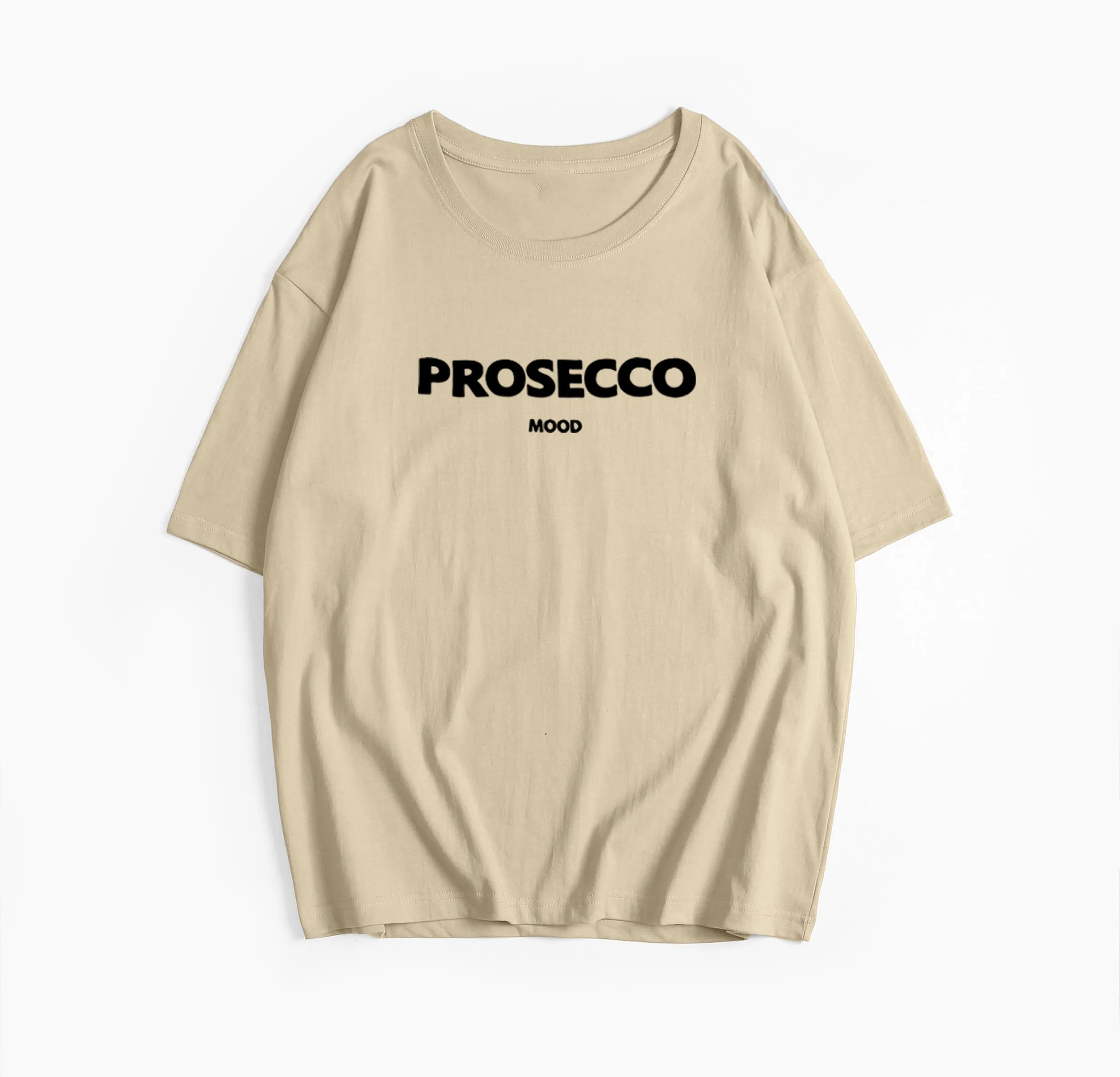 Économie College de lettres simples pour femmes, coton, col rond, manches courtes, mode, rue d'été, vêtements féminins