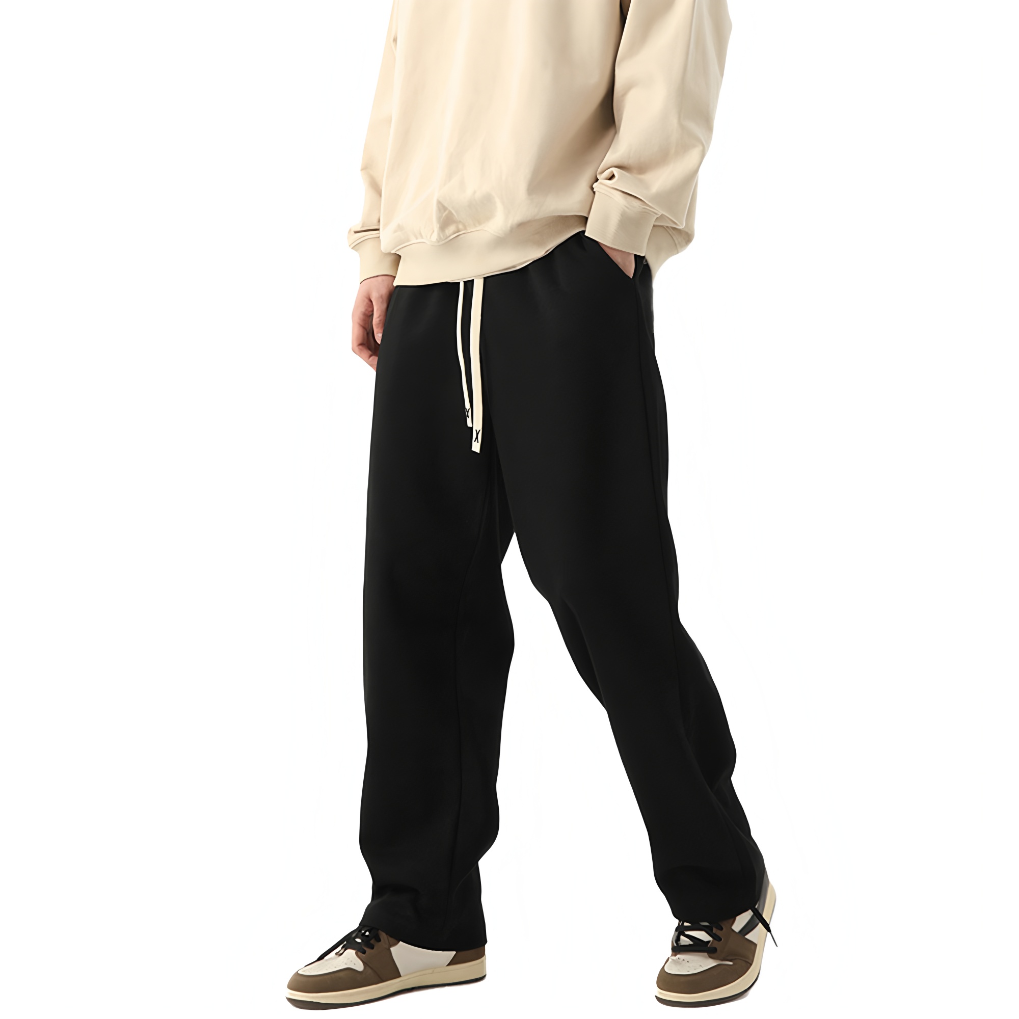 Pantalon de jogging pour hommes, baggy, neutre, respirant, baggy, pour l'extérieur, design à la mode, nouveau pantalon de survêtement